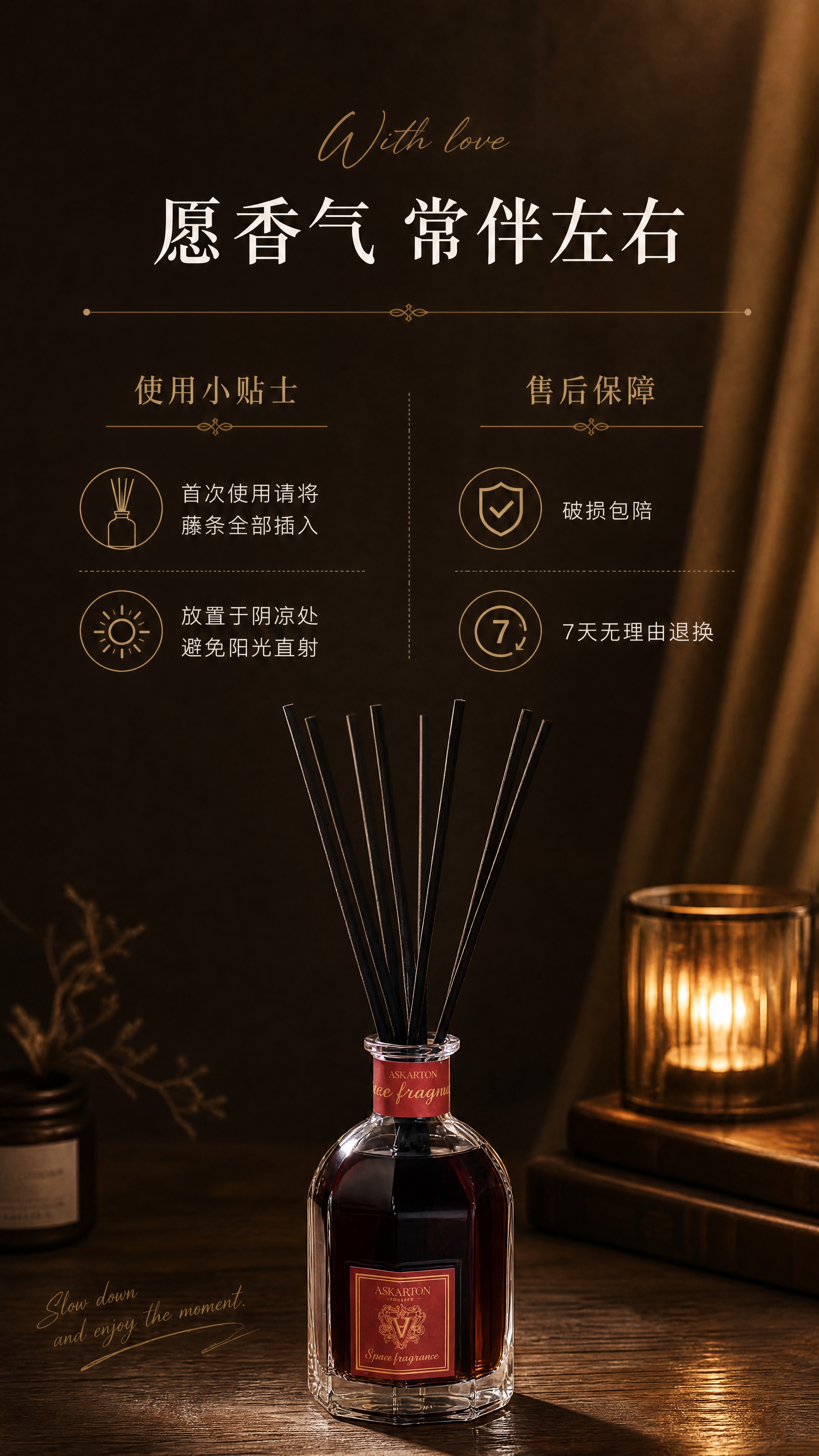 [商品] 使用【图1】ASKARTON无火香薰；保留透明竖纹玻… - 图片创意预览