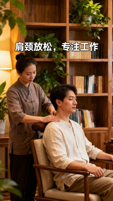生成50张上门推拿的图片，图片可以加入一些文字,不要卡通的预览效果