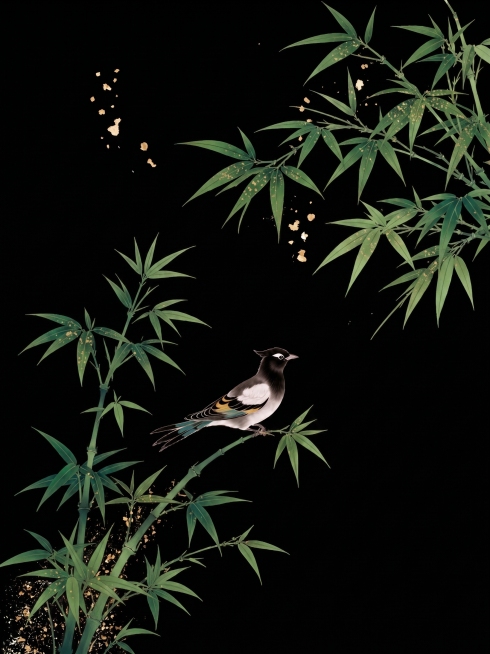 竹子要绿色的预览效果