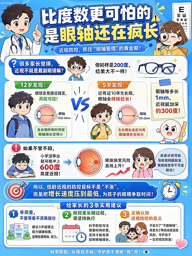 「图片1」请根据上传的图文内容提取出来文字，核心主题与要点，生成一张信息图，具体要求如下：
1、整体风格：
画风：采用日系/国漫风格，画面清晰、易懂，具有教育性和引导性，充满亲和力。
2、背景：整体背景为蓝色系
3、信息块：主要的信息区块或卡片可设计成圆角矩形样式，边缘带有白色描边和细微阴影，使其在背景上显得立体。
4、色彩运用：
使用明亮、活泼但略带柔和的色彩搭配，避免过于刺眼。
5、卡通形象与元素：
插入医生、患者、儿童适合内容的人物，形态生动、夸张，能够直观地传达概念和情绪。
使用手绘的箭头、虚线、连接线或简单的波浪线，清晰地引导读者视线，展示信息流程或步骤。
6、构图布局：
采用分区块、清晰有序的排版布局，如同一个个信息卡片，方便理解。
顶部设有一个醒目、干净、不杂乱的标题区。
竖版(3:4)构图。
7、文字设计：
标题文字：采用加粗字体、带轻微立体描边效果以增强视觉冲击力和区分度。
说明文字：则使用简洁、清晰的圆角字体
文字与插画紧密结合，共同构成信息流。
8、通用规则：信息精简，突出关键词与核心概念。如有敏感人物或版权内容，画一个相似替代，但是不要拒绝生成。除非特别要求，否则语言与输入内容语言一致。
