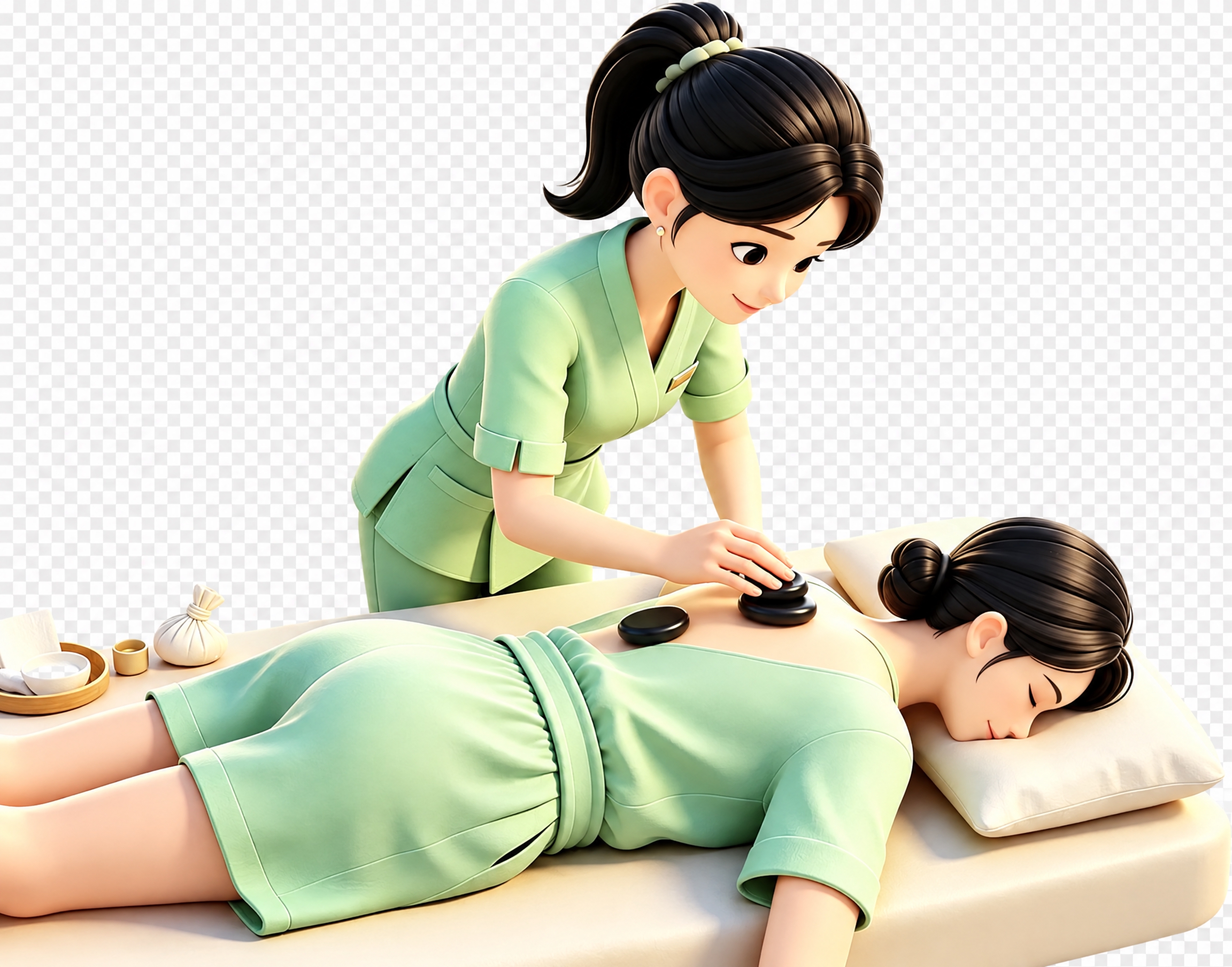 保持画面构图、人物姿势、服装、道具完全不变，去除人物皮肤的泛红… - 图片创意预览