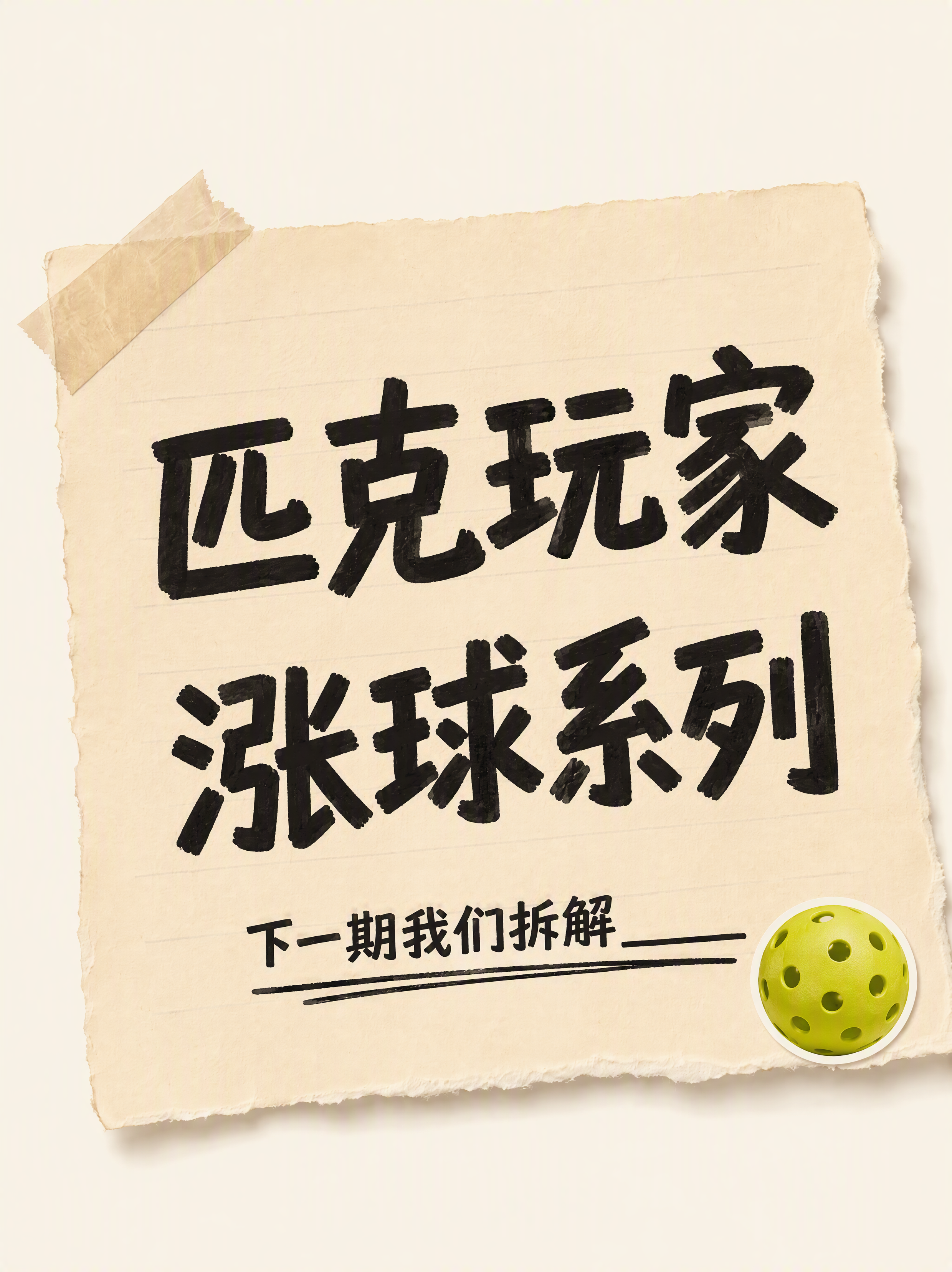 基于参考图重新生成小红书笔记大字封面，纯大字，手账拼贴便签纸风… - 图片创意预览
