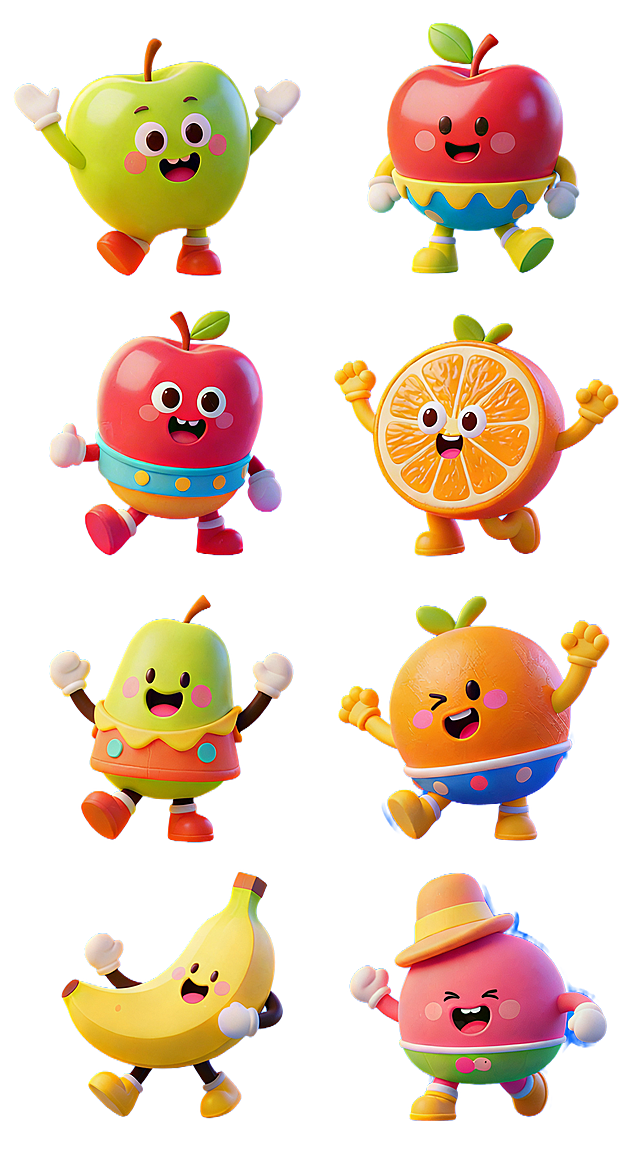 水果身上还是有水印的痕迹 把水印全部去掉 蓝色描边也去掉