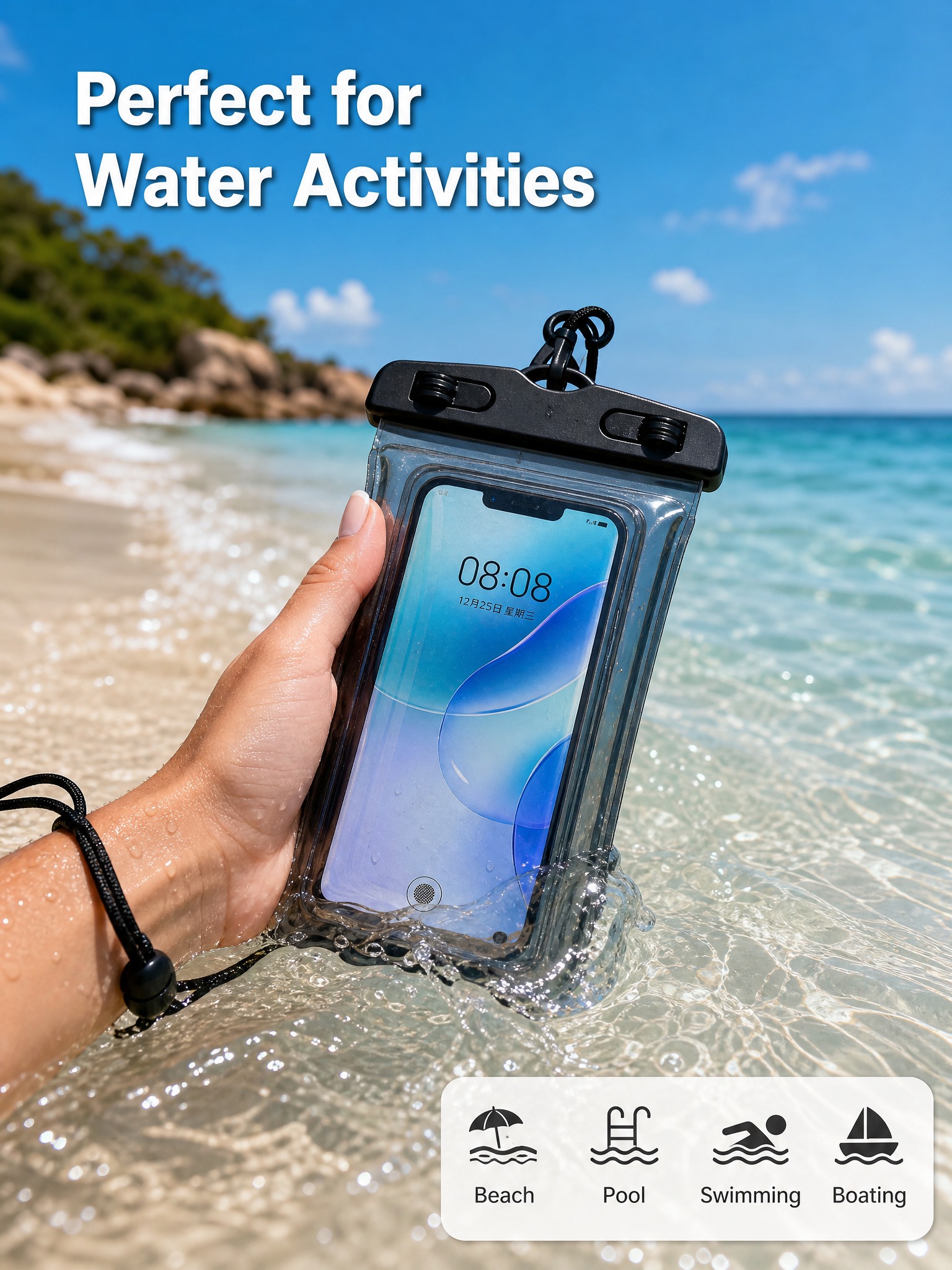 [主图-4] IPX8 Waterproof Phone Po… - 图片创意预览