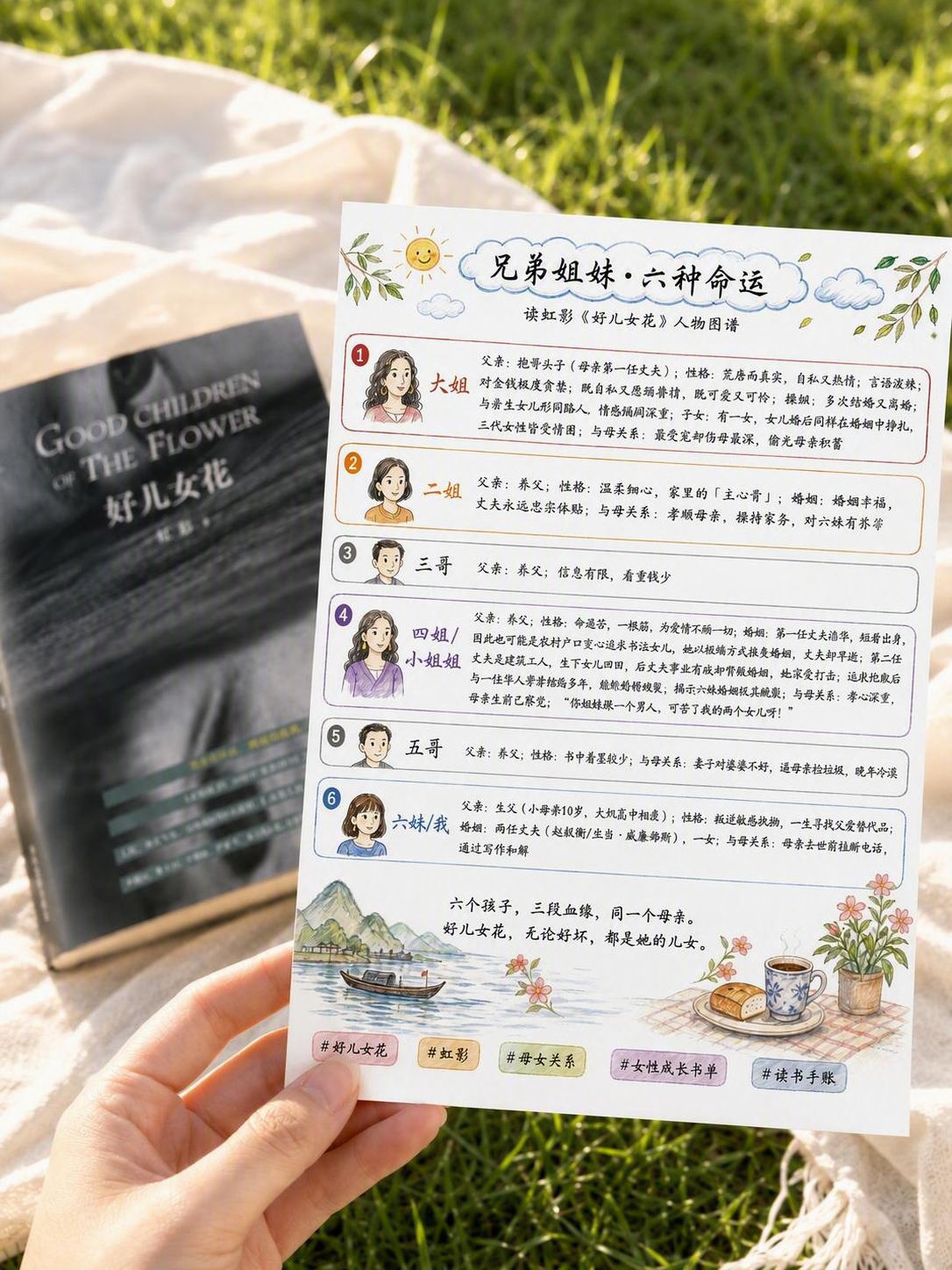 将图中的读书手账卡片的米黄色底色改为纯白色，保持卡片上的所有文… - 图片创意预览