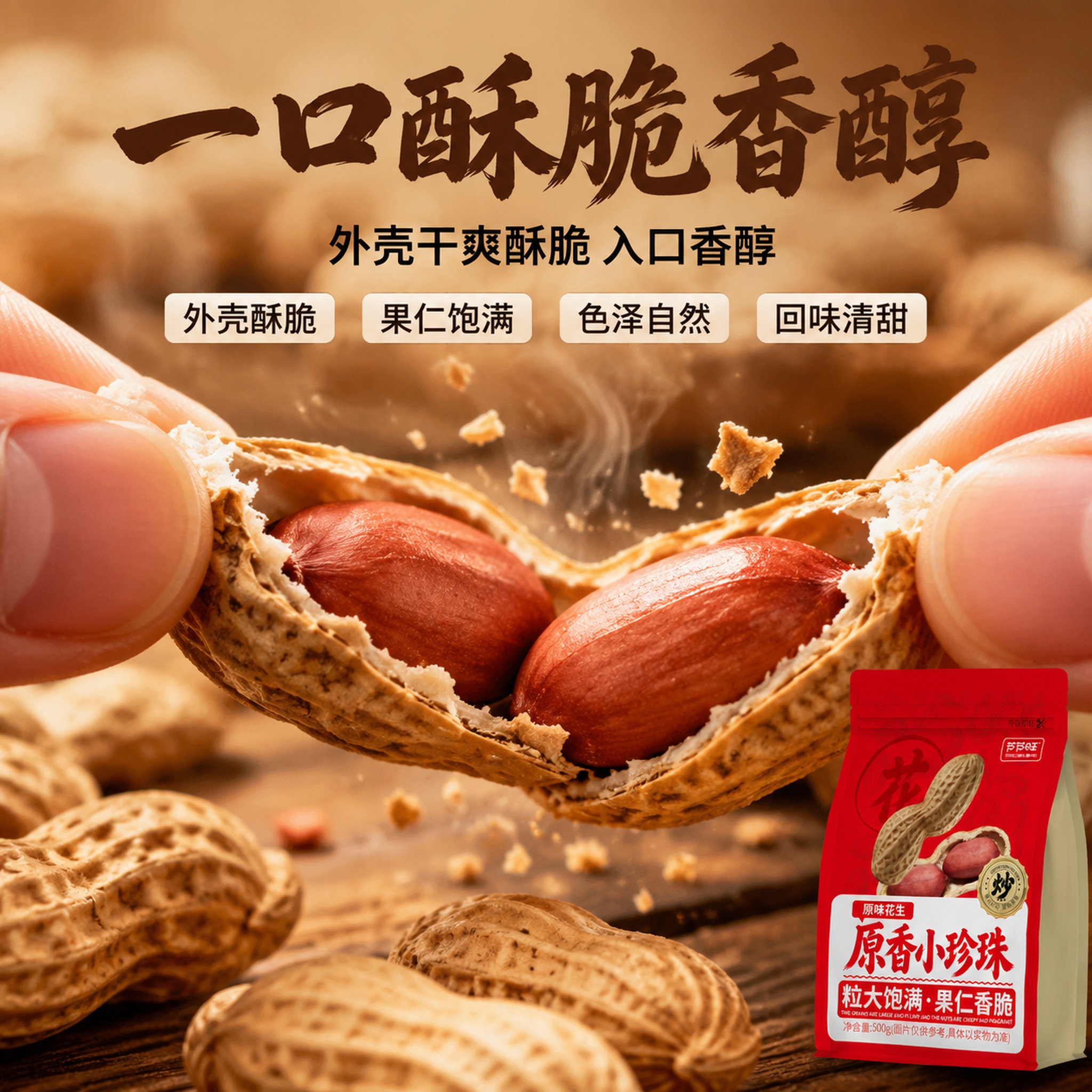 [主图-3] 细节与成分-口感质地微距特写图。 [氛围风格]… - 图片创意预览