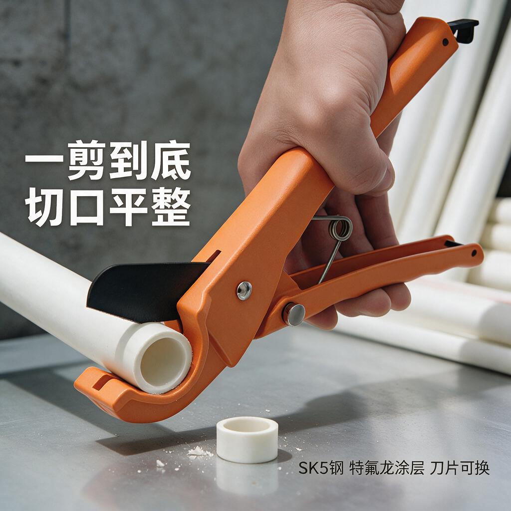 [主图1·销售型首图] 图生图：以【上传产品图】的管子剪刀为唯… - 图片创意预览