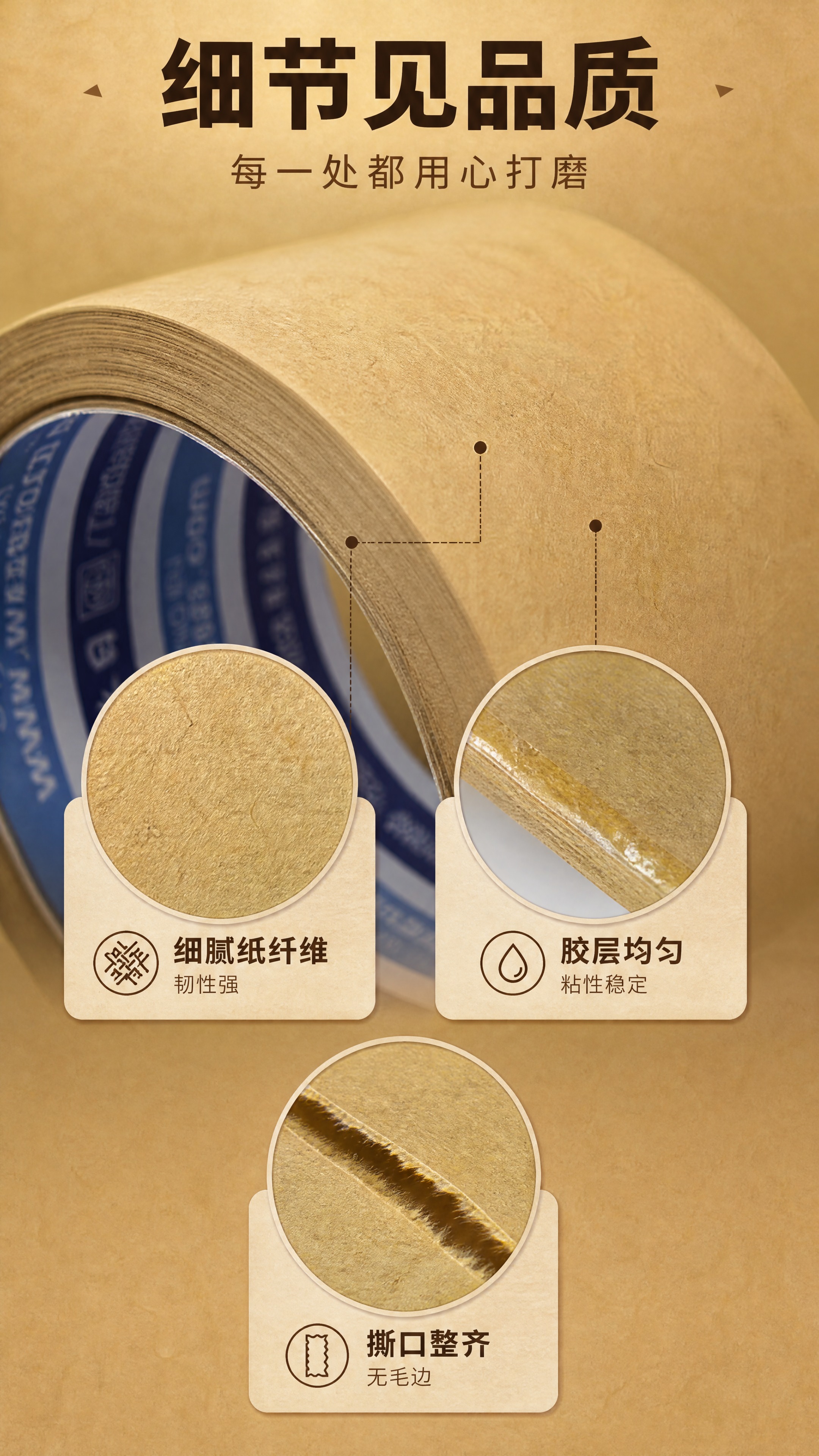[商品] 使用【图1】自粘牛皮纸带；保留牛皮纸原色、纸卷结构、… - 图片创意预览