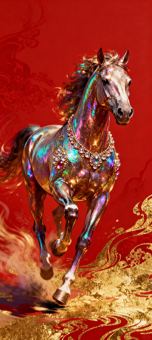 骏影流光，鸿运当头