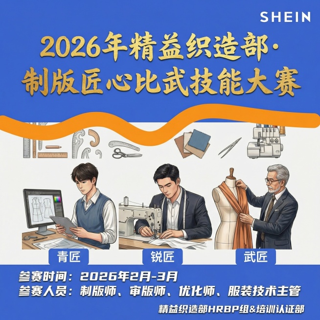 图片输出的很好！但有以下修改建议：
1、标题字体更加大气一点
2、武匠和锐匠文字位置互换，图3那位老人家换成大叔
3、最下面字体更酷一些
4、第一行改为参赛时间：2026年2月-3月；第二行改为参赛人预览效果