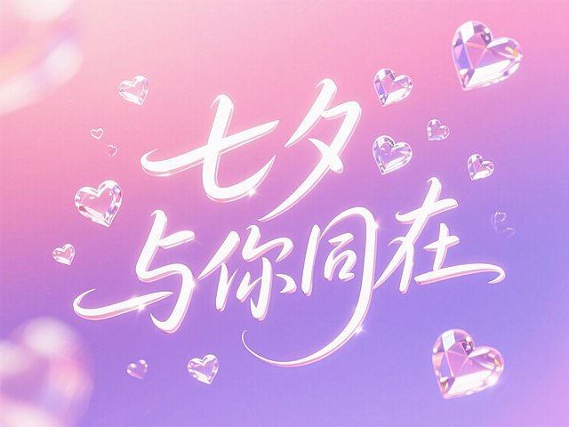 字体设计｜七夕与你同在