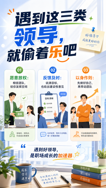 遇到这三类领导，就偷着乐吧预览效果