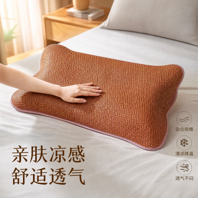 [主图-4] 人体适配亲肤体验展示。
[氛围风格] 家居治愈风，温馨居家生活感，整体风格光影配色与第一张主图完全统一。
[画质] 商业摄影质感，光线柔和通透，产品清晰真实，画面干净高级。
[元素] 女预览效果