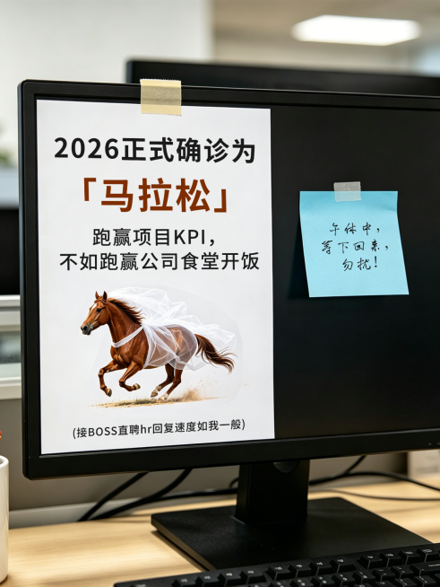 职场攻略创意文案分享工位实景风小红书封面预览效果