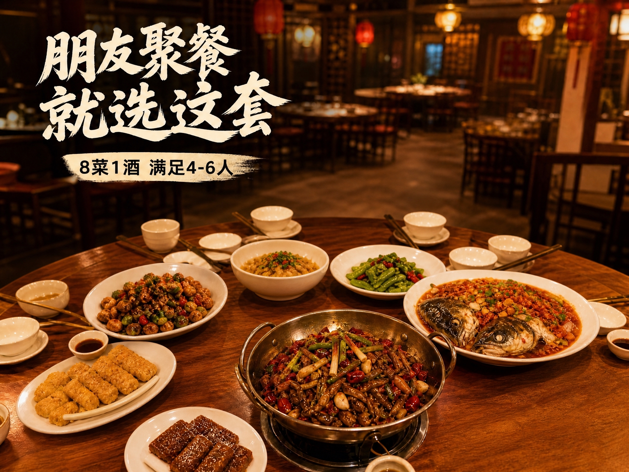 基于参考图修改：1. 删除画面中所有碰杯的手和手臂；2. 删除… - 图片创意预览