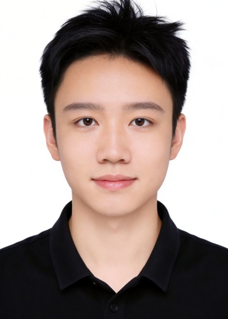 保留第一张图中人物发型､脸型､年龄特征生成标准样式纯正面证件照;人物主体严格居中,头部大小与位置严格对齐第二张图,双肩水平平衡,面部中轴线对齐画面中心,正视前方;标准证件照构图,人物绝对居中;头顶上方预览效果