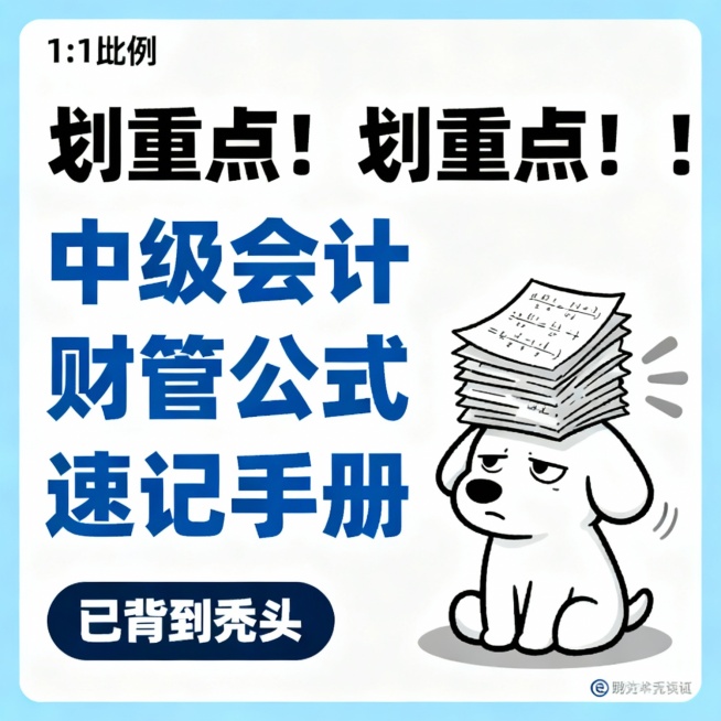 出10个类似不同中级会计相关的文案图预览效果