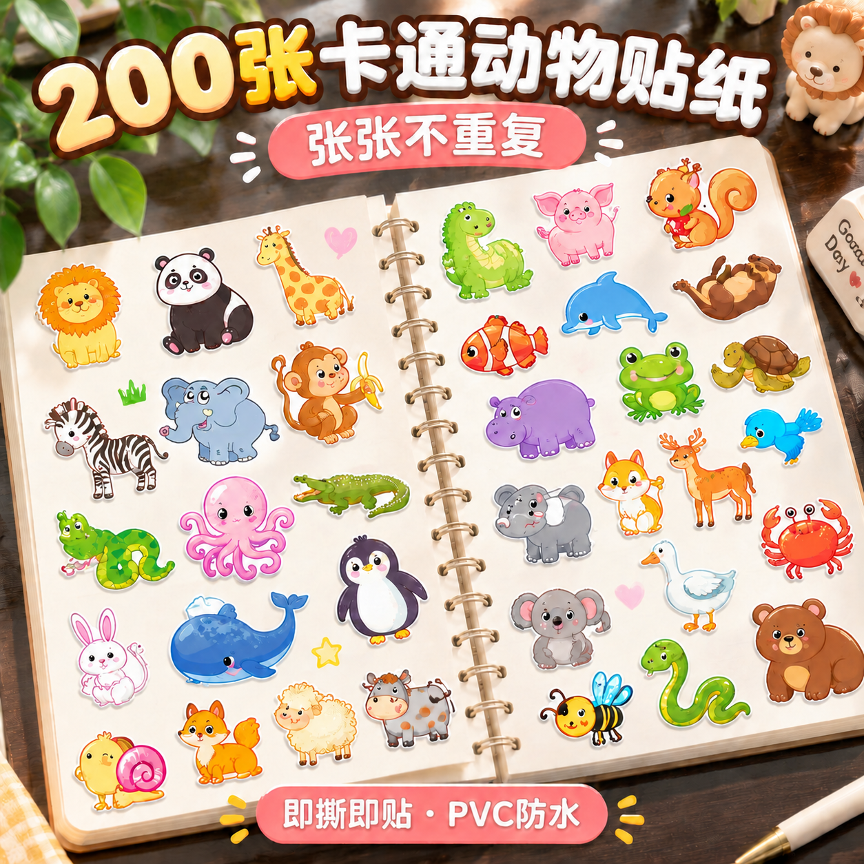 保持图1整体画面、构图、手账本、背景、摆件、文字排版和其他所有… - 图片创意预览
