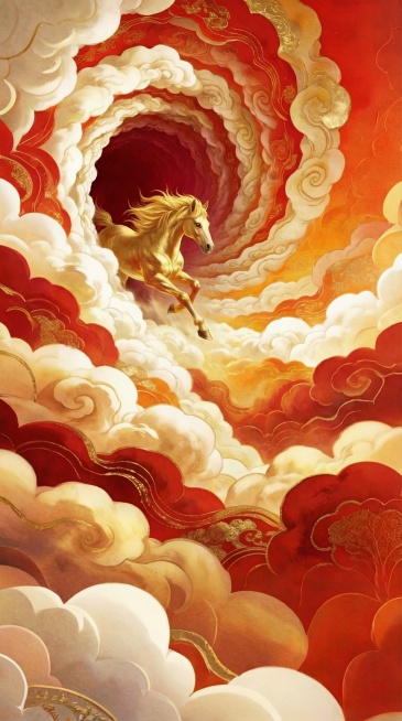 将云朵暗部上的冷色色调调整为暖色，使云朵亮面与暗面过渡柔和预览效果