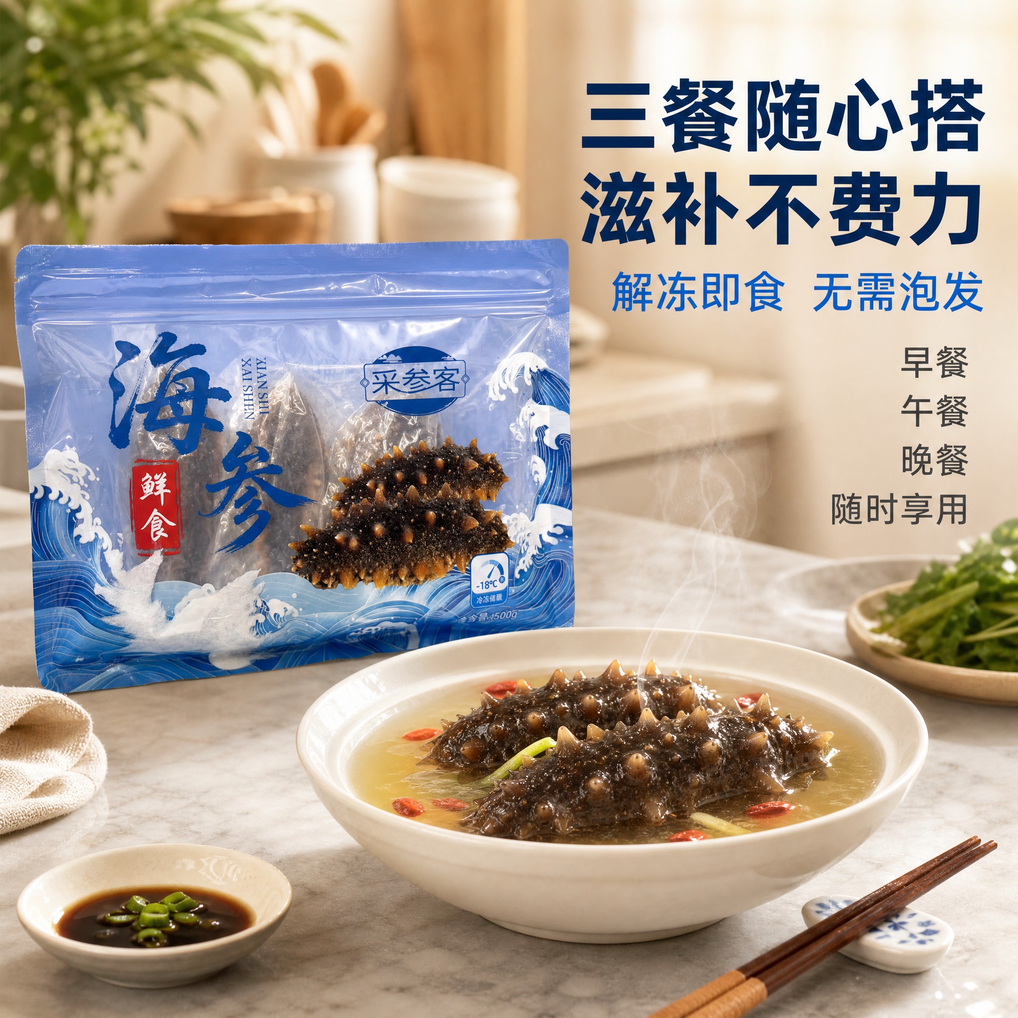 [主图-4] 三餐场景 滋补不费力 食用方式展示 [统一基调]… - 图片创意预览