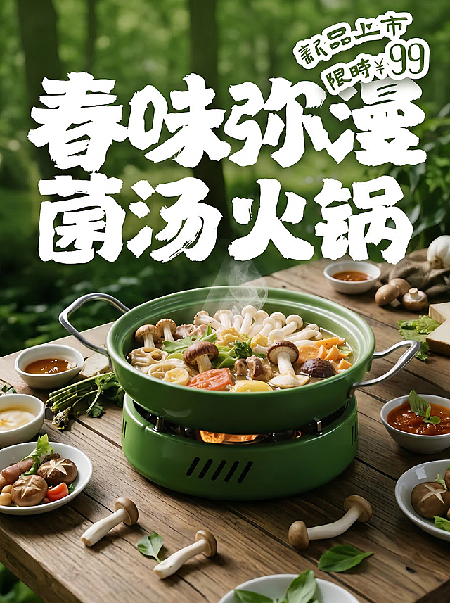 将元素组合生成一张有设计感的海报，标题为白色。图片比例3:4。
