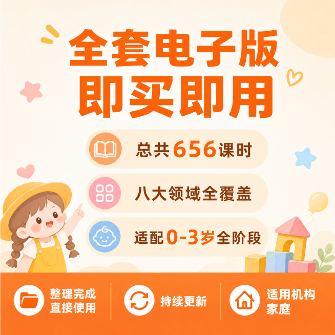 [主图-5] 套餐规格说明，中心主体加底部信息条版式。中心展示整套教案完整内容介绍，底部通栏排列核心服务卖点。风格延续整套主图，温暖专业活泼，保持视觉一致性。画面清晰，商业质感，光线柔和，满屏无边框。预览效果