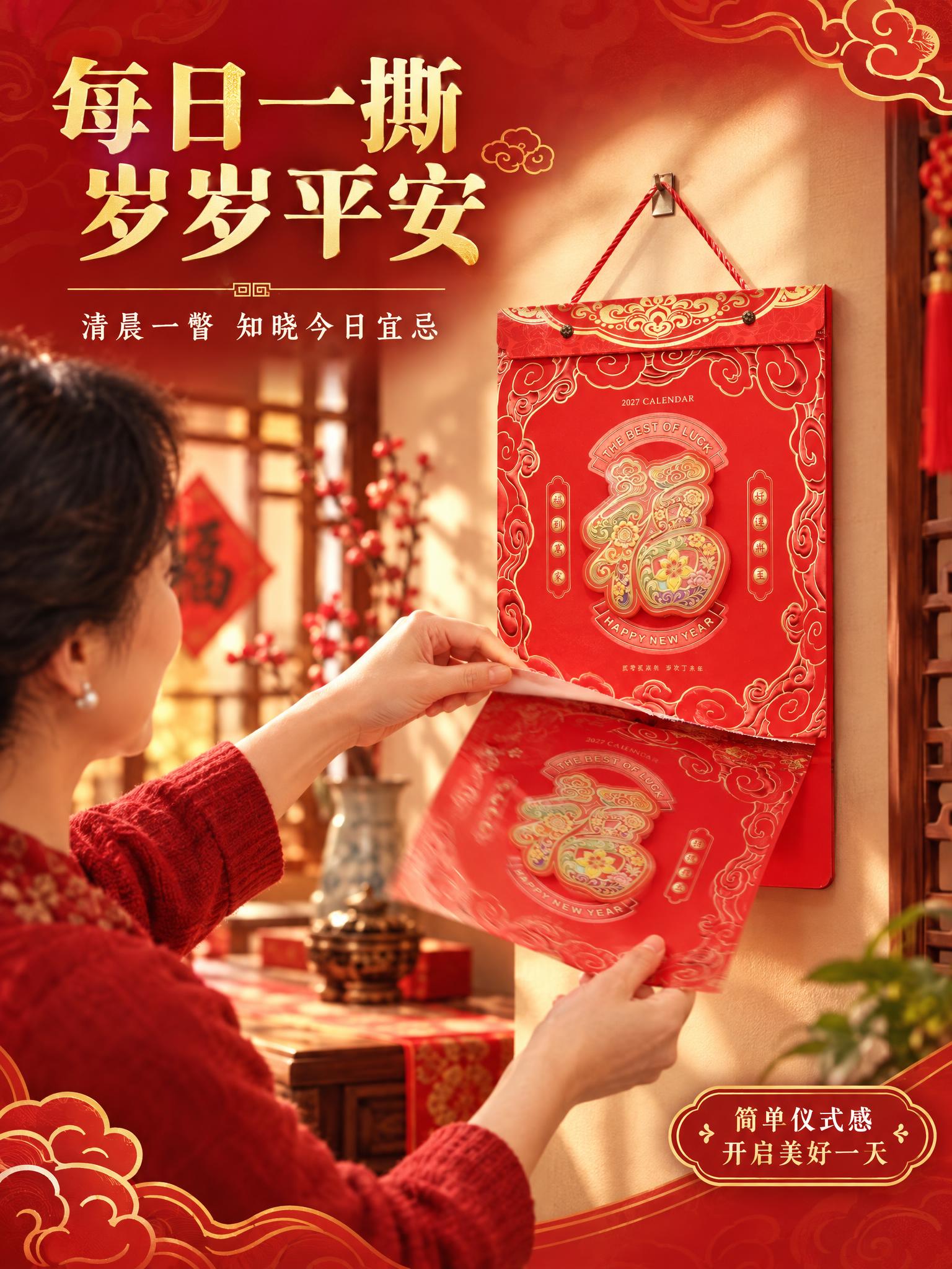 [商品] 使用【图1】【图2】【图3】【图4】2027福字八开… - 图片创意预览