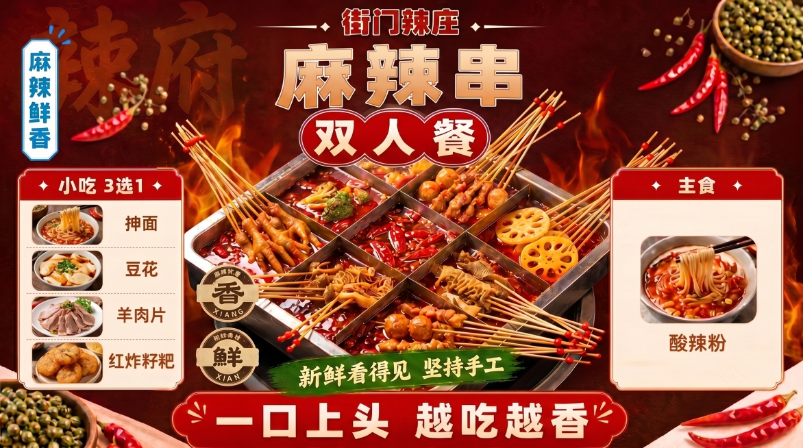 「图片1」左右两侧小吃换成这个「图片1」预览效果