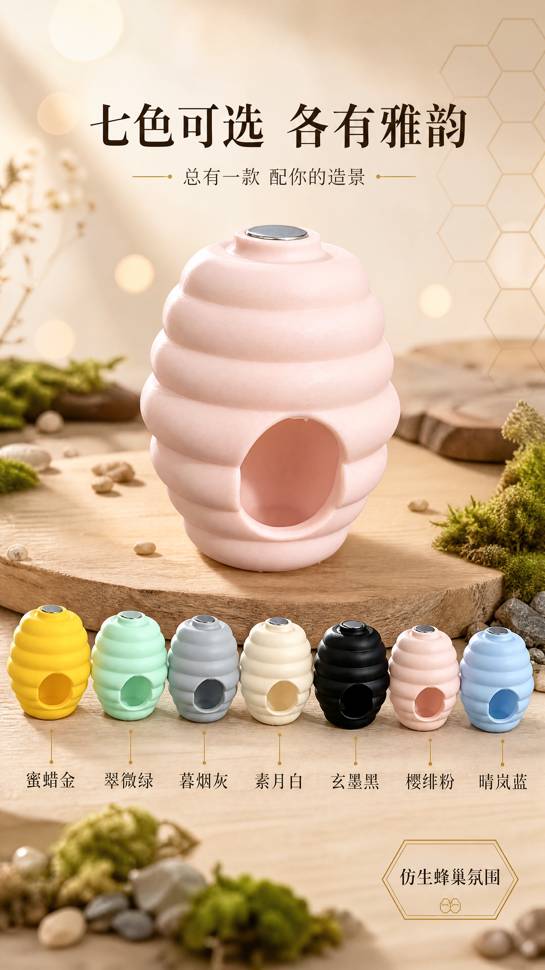[商品] 使用【图1-图7】七色同款跳蛛蜂巢躲避屋进行图生图：… - 图片创意预览