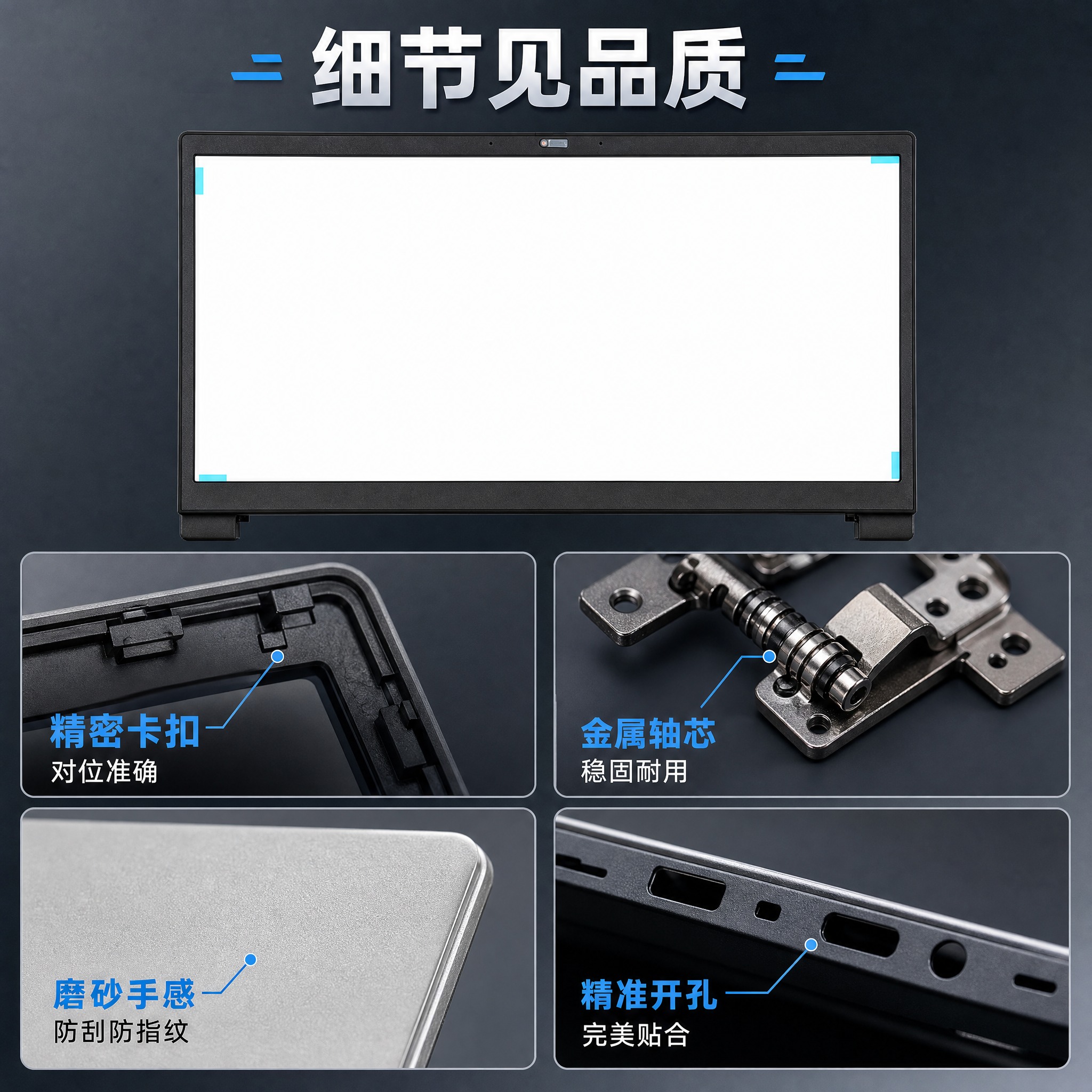 [主图-3] 产品证据 结构细节与材质工艺展示。 [统一基调]… - 图片创意预览