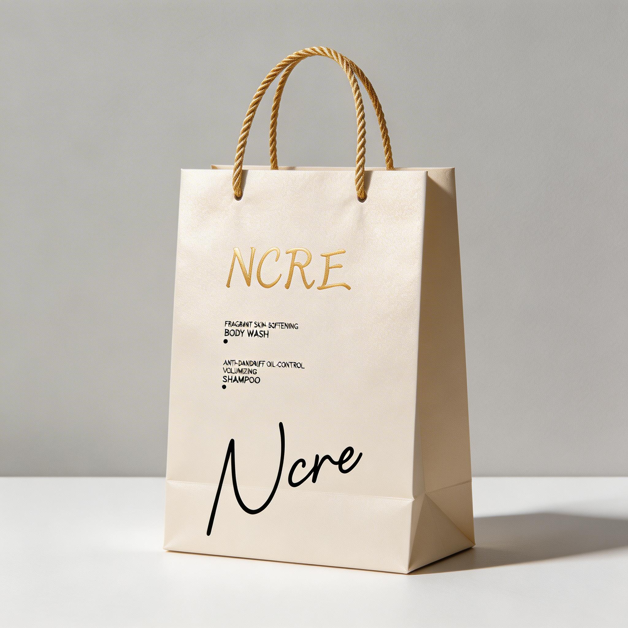 生成一张现代商业静物摄影作品，核心主体为"NCRE"品牌包装：… - 图片创意预览