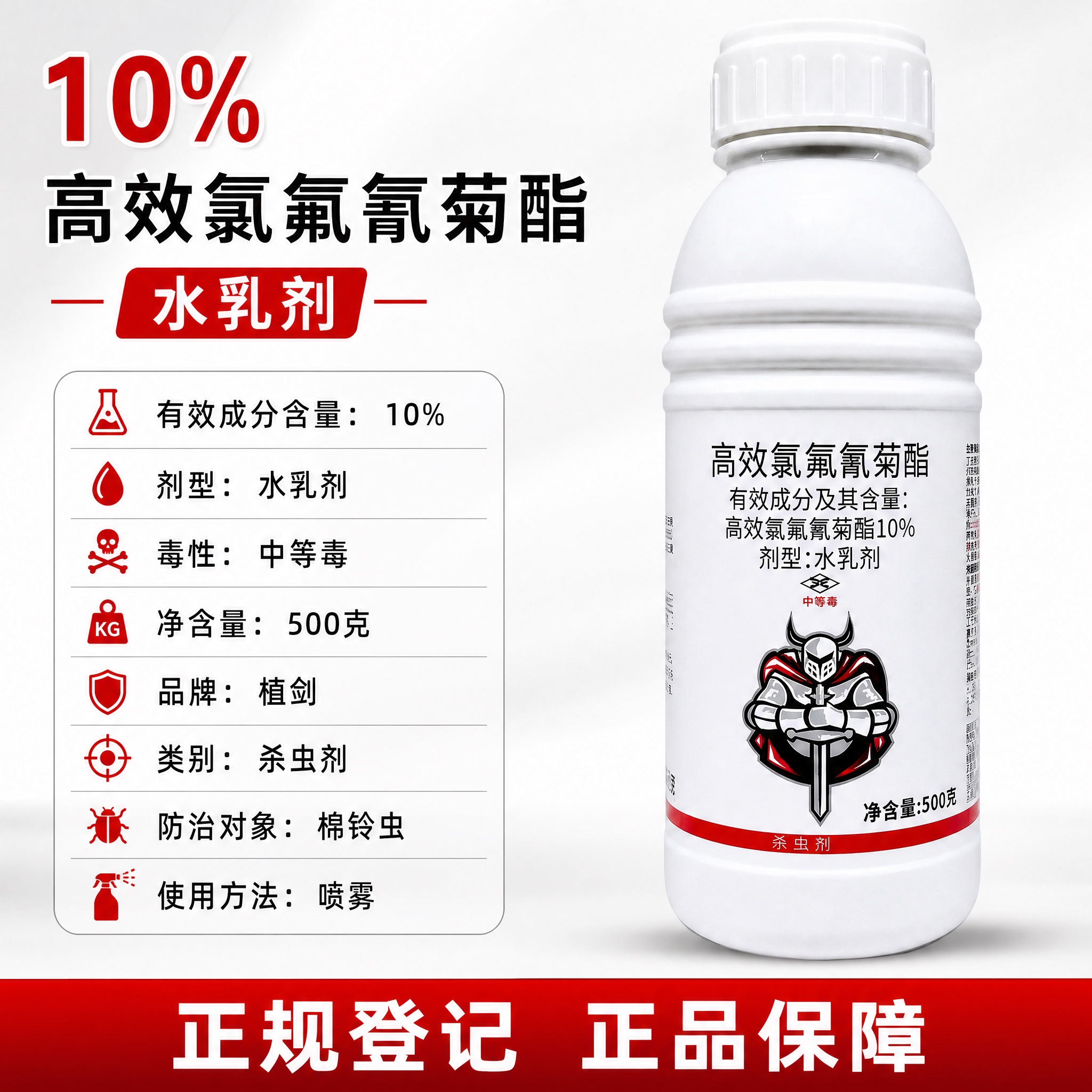 电商主图第5张 规格信息图 1:1比例 2K分辨率 红白风格。… - 图片创意预览