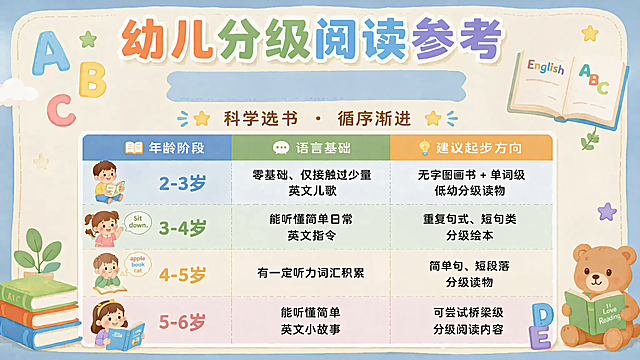基于这张海报修改，去除蓝色条中的文字"0-6岁分龄起步指南"，保持蓝色条背景和其他所有内容不变，保持整体卡通风格、16:9比例不变，所有文字和图案都保留，仅删除指定文字并补全匹配的浅蓝色背景，保证整体自然和谐