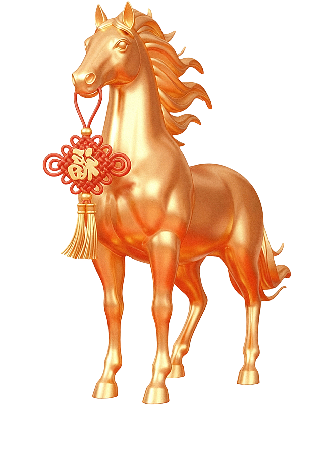 去掉脚底的金元宝，风格色调不变