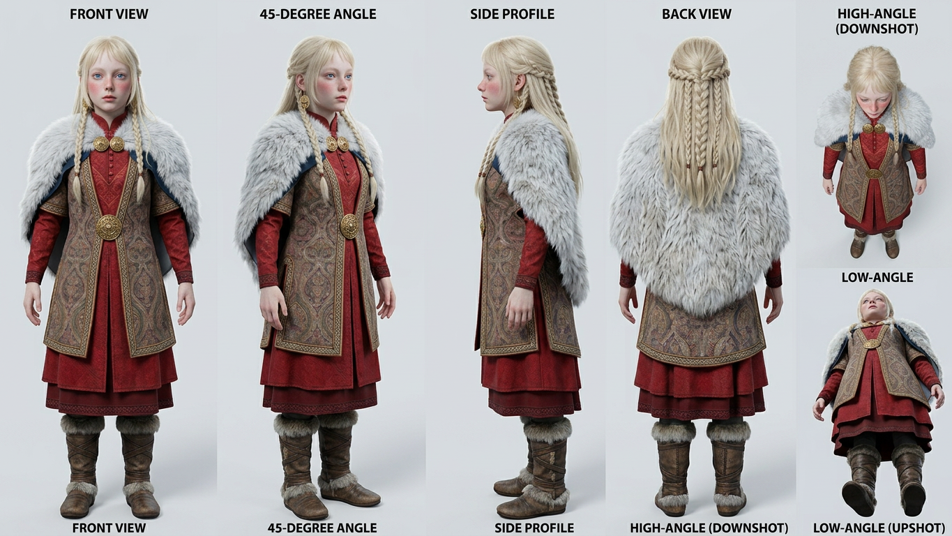 金发少女 - 图片创意预览