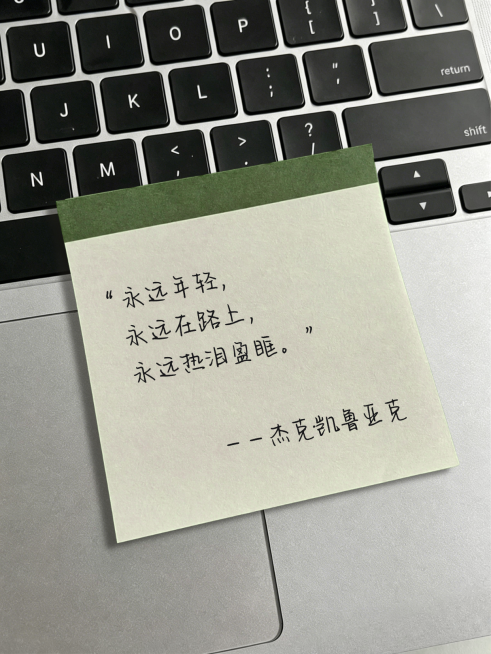 文艺手账风摘抄语录激励正能量小红书封面预览效果