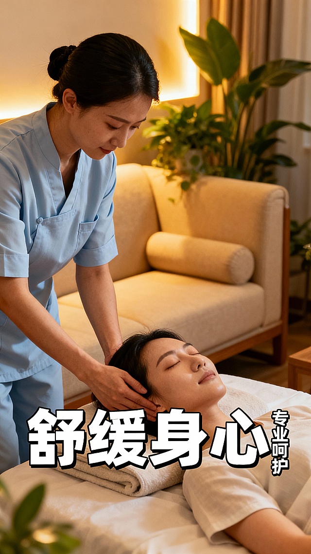 生成50张上门按摩的照片，图片不要加联系方式进去，可以加入一些文字