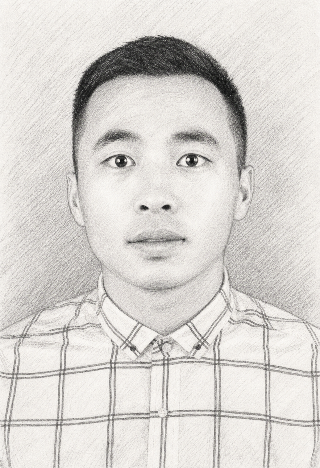 将这张照片转换为真人素描风格，保留人物轮廓和五官细节，用铅笔素… - 图片创意预览