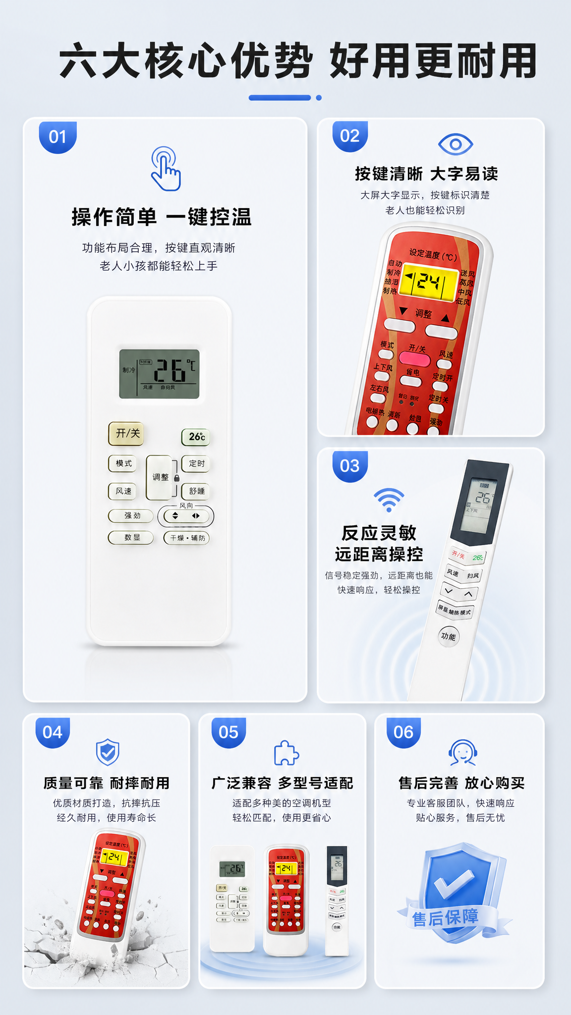 [商品] 使用【图1】三款美的空调遥控器；保留三款的结构、颜色… - 图片创意预览