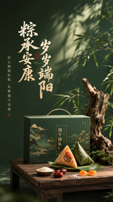 端午棕子产品宣传海报预览效果