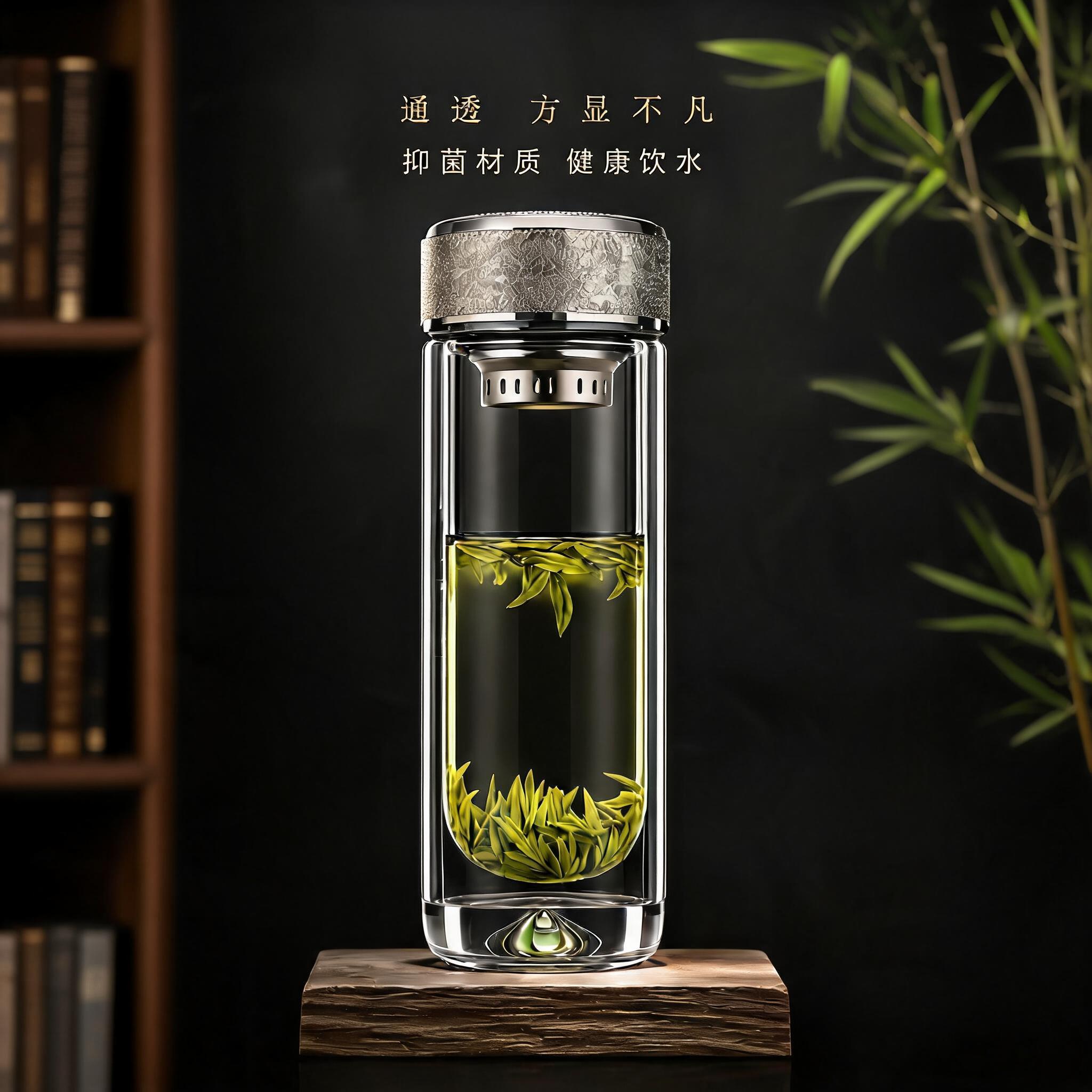 完全保留原图金属镜面杯盖，杯盖造型、弧度、金属色泽、镜面反光、… - 图片创意预览