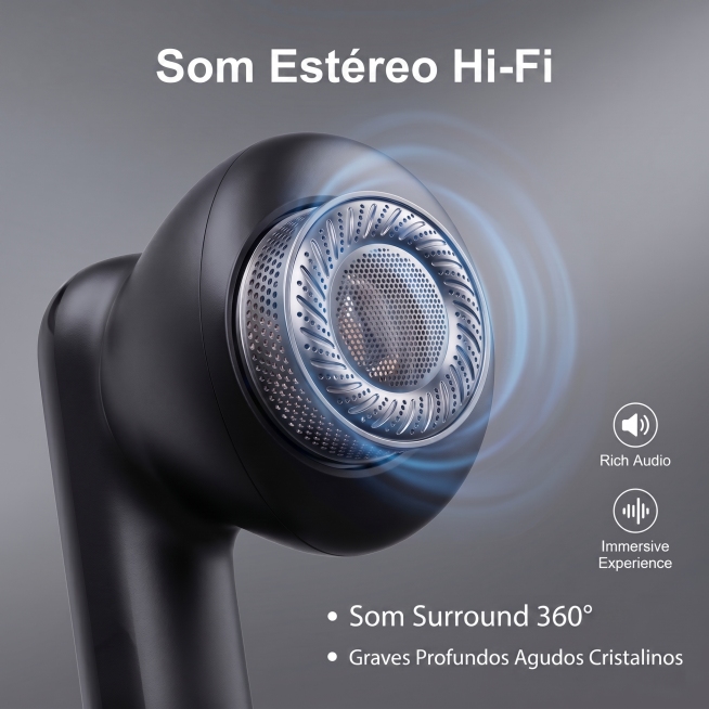 Exibição de Detalhes de Qualidade de Som Estéreo Hi-Fi para Vitog A520. Close-up da parte da saída d预览效果