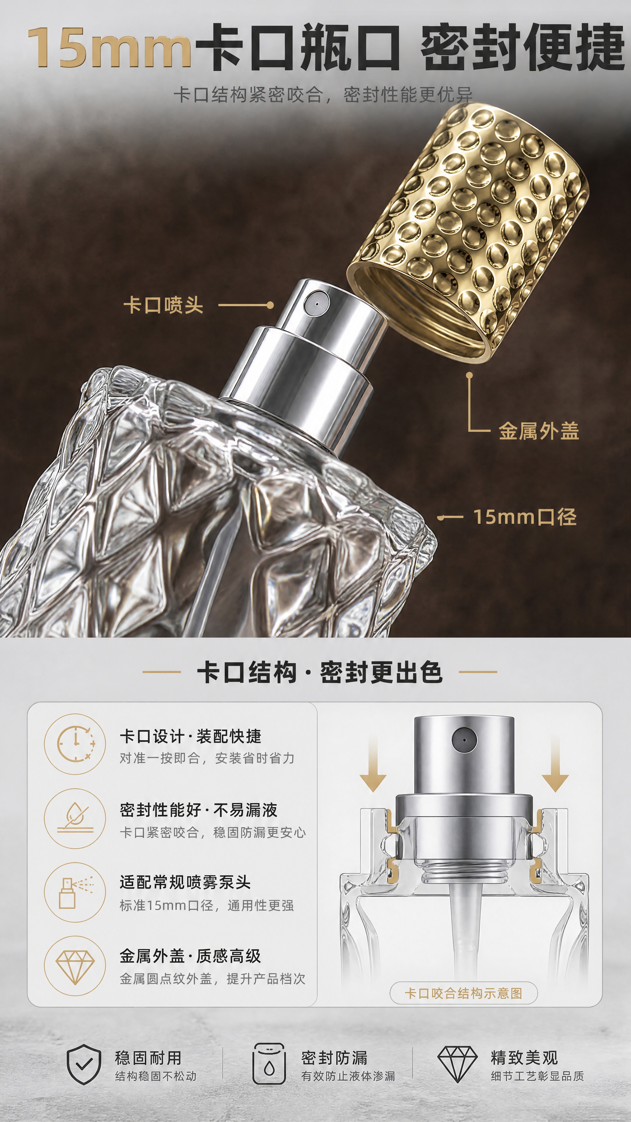 [商品] 使用【图1】【图8】参考卡口瓶口与喷头结构；重点保留… - 图片创意预览