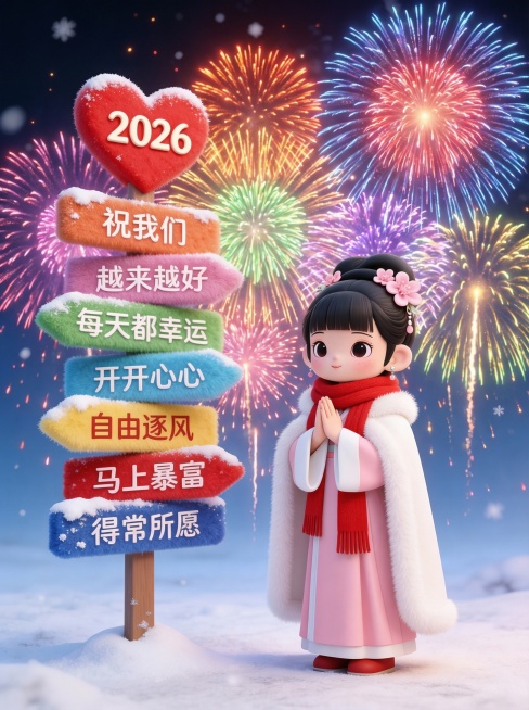 把图片烟花夜空替换成七彩烟花绽放预览效果