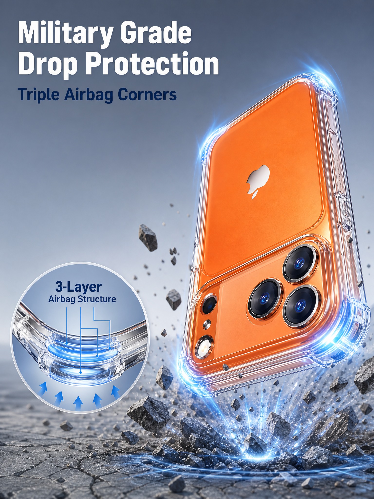 [主图-2] Crystal Clear Phone Case… - 图片创意预览