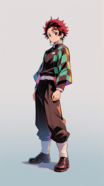 身体面对镜头，全身照，脚穿皮鞋预览效果