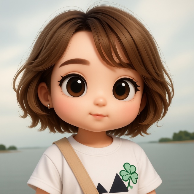 图片中的人物变成3D-chibi风格，大眼睛，可爱预览效果