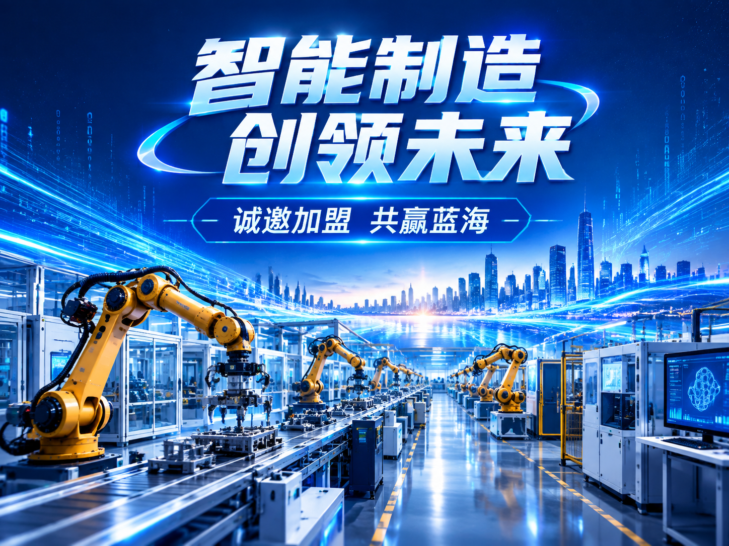智能制造招商广告图 - 图片创意预览