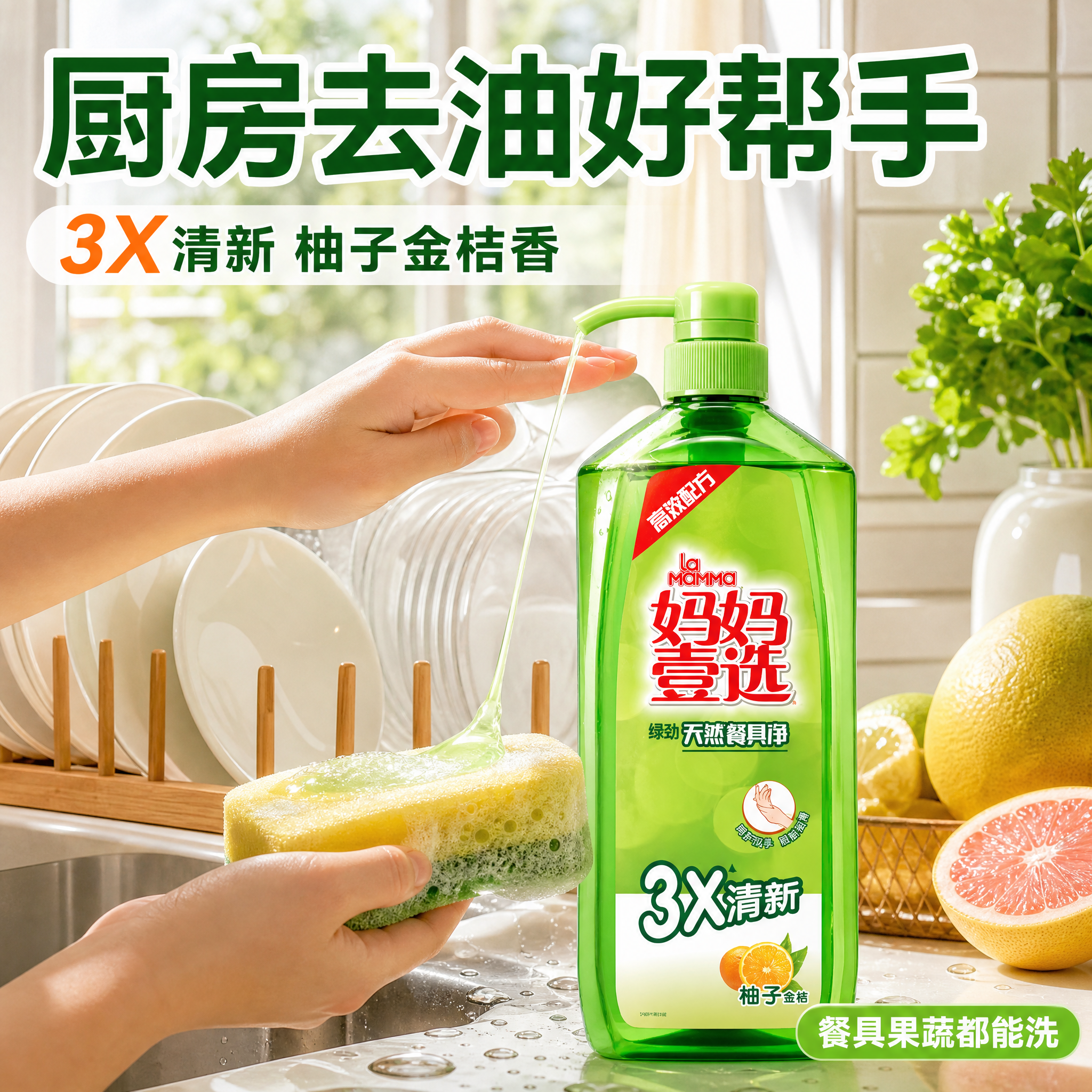 [主图-3] 厨房真实使用场景图，展示产品在家庭厨房中的使用状… - 图片创意预览
