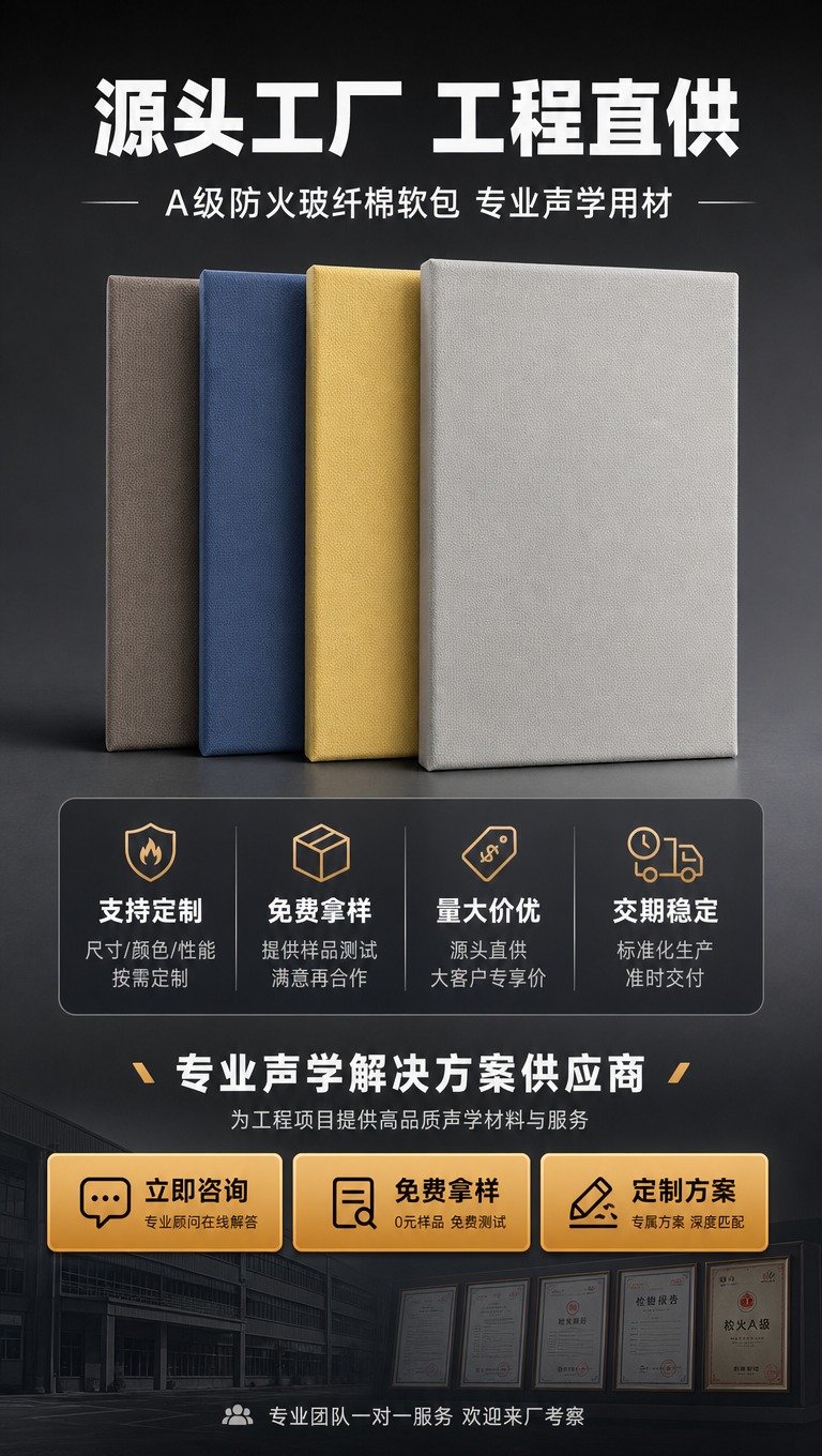 [商品] 使用【图1】多色玻纤棉软包产品作为咨询引导页主体；商… - 图片创意预览